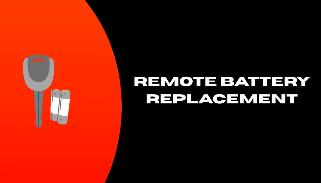 Rapidroad Assist Remote Battery Replacement